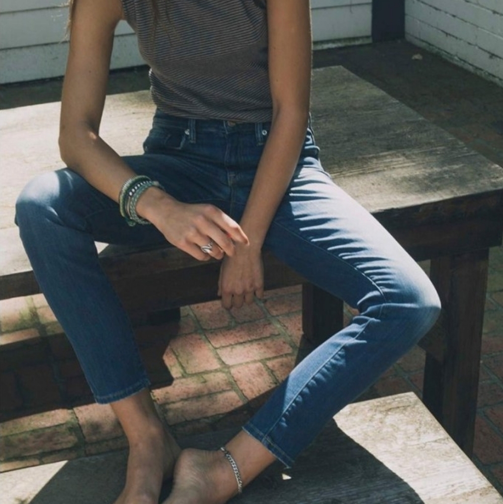 Genetic Denim Women's Skinny Jeans in Deep Blue